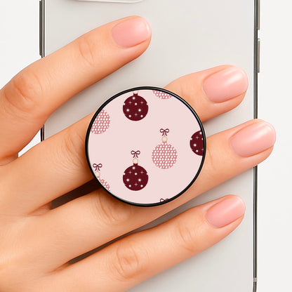 Christmas Bauble Pattern Phone Grip
