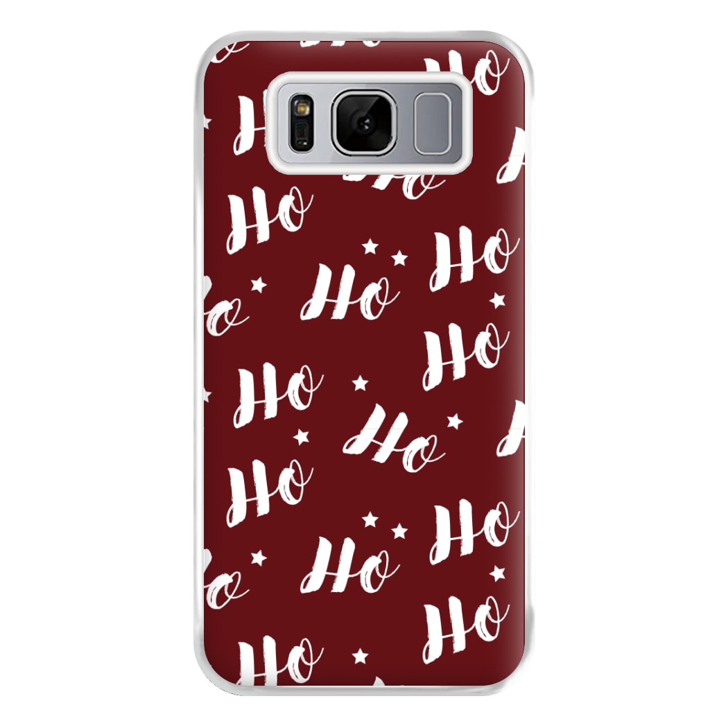 Ho Ho Ho Christmas Pattern Phone Case for Galaxy S8 Plus