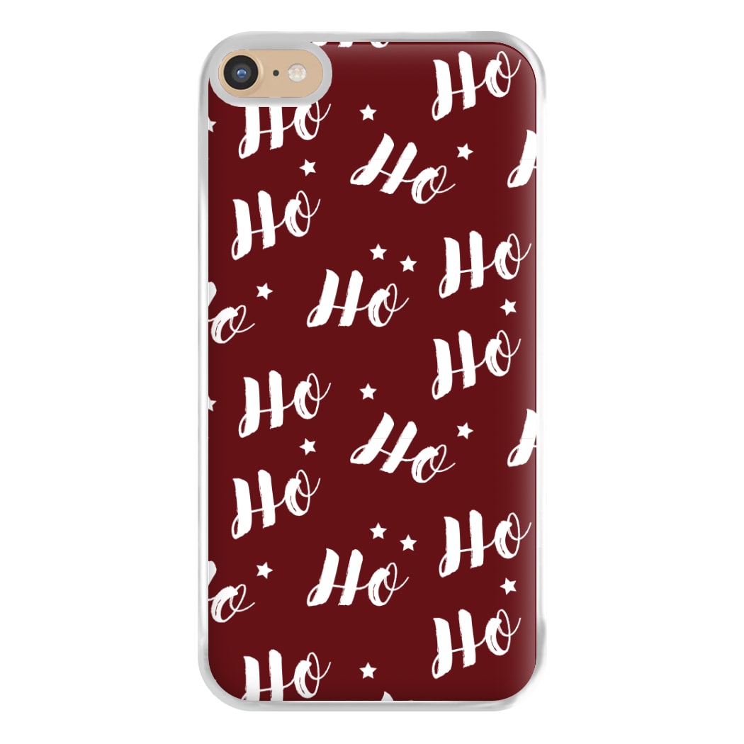 Ho Ho Ho Christmas Pattern Phone Case for iPhone 6 Plus / 7 Plus / 8 Plus