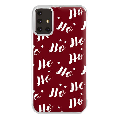 Ho Ho Ho Christmas Pattern Phone Case for Galaxy A71