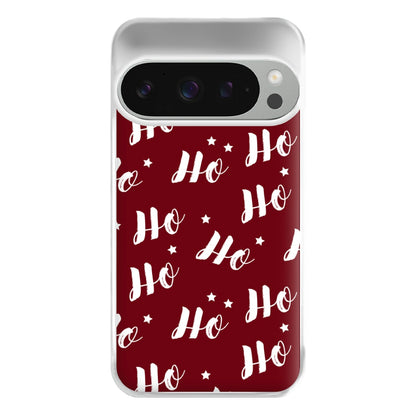 Ho Ho Ho Christmas Pattern Phone Case for Google Pixel 9 Pro XL