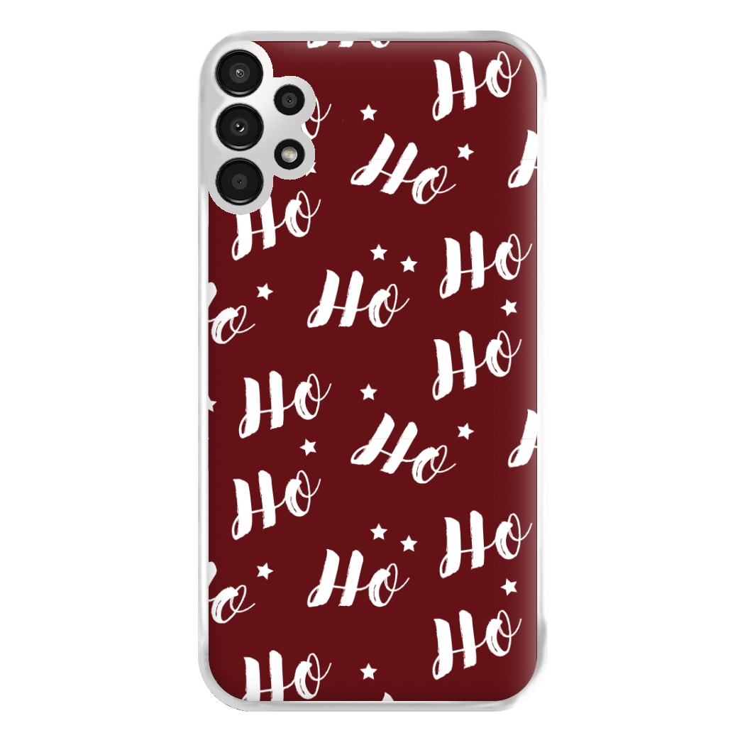 Ho Ho Ho Christmas Pattern Phone Case for Galaxy A13