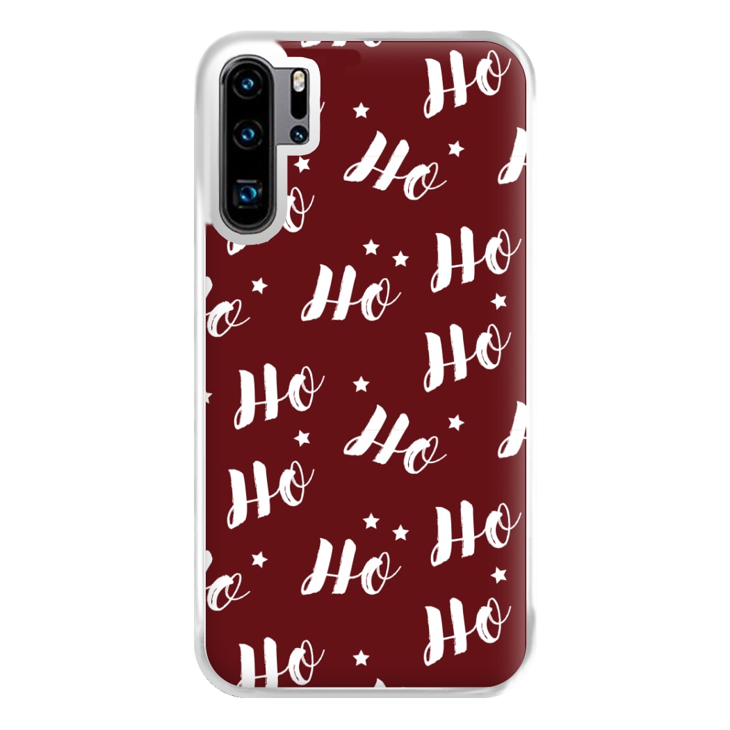 Ho Ho Ho Christmas Pattern Phone Case for Huawei P30 Pro