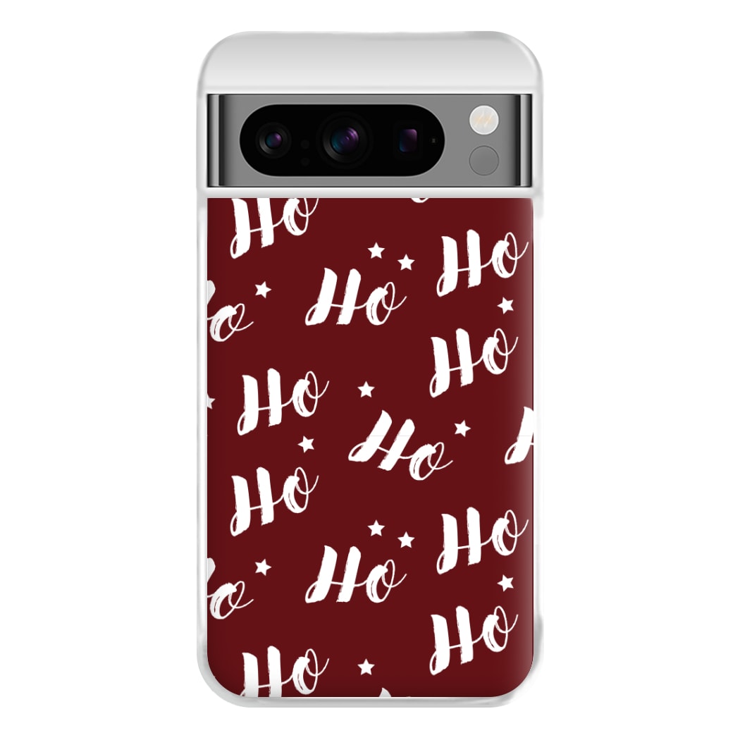 Ho Ho Ho Christmas Pattern Phone Case for Google Pixel 8 Pro