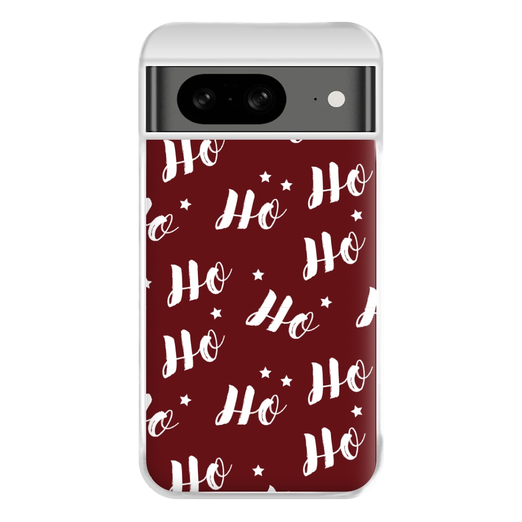 Ho Ho Ho Christmas Pattern Phone Case for Google Pixel 8