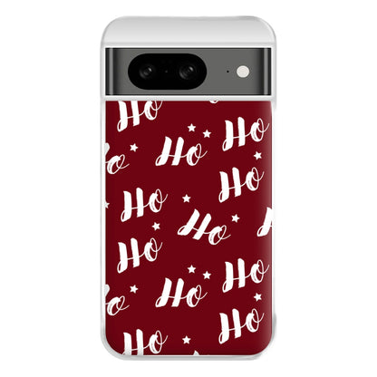 Ho Ho Ho Christmas Pattern Phone Case for Google Pixel 8