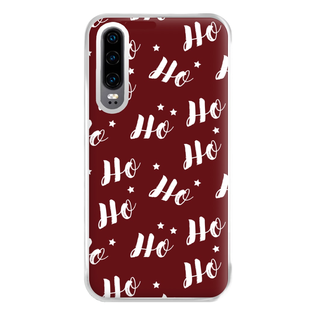 Ho Ho Ho Christmas Pattern Phone Case for Huawei P30