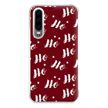 Ho Ho Ho Christmas Pattern Phone Case for Huawei P30