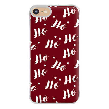 Ho Ho Ho Christmas Pattern Phone Case for iPhone 6 / 7 / 8 / SE