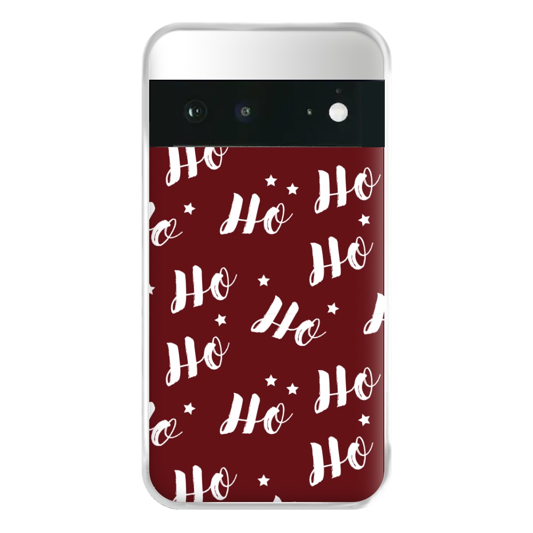 Ho Ho Ho Christmas Pattern Phone Case for Google Pixel 6a