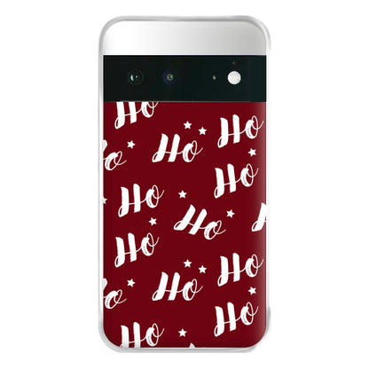 Ho Ho Ho Christmas Pattern Phone Case for Google Pixel 6a