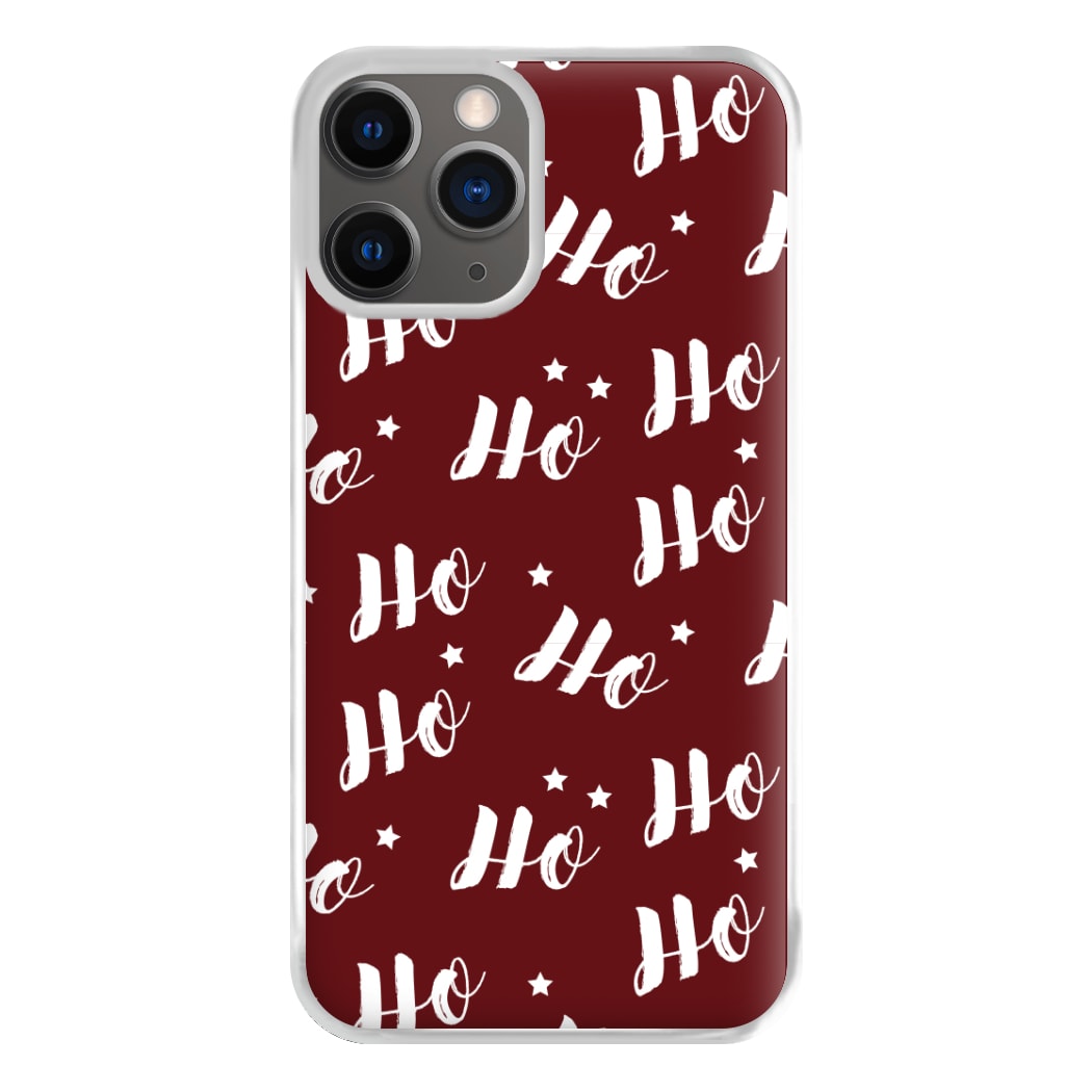 Ho Ho Ho Christmas Pattern Phone Case for iPhone 12 Pro Max