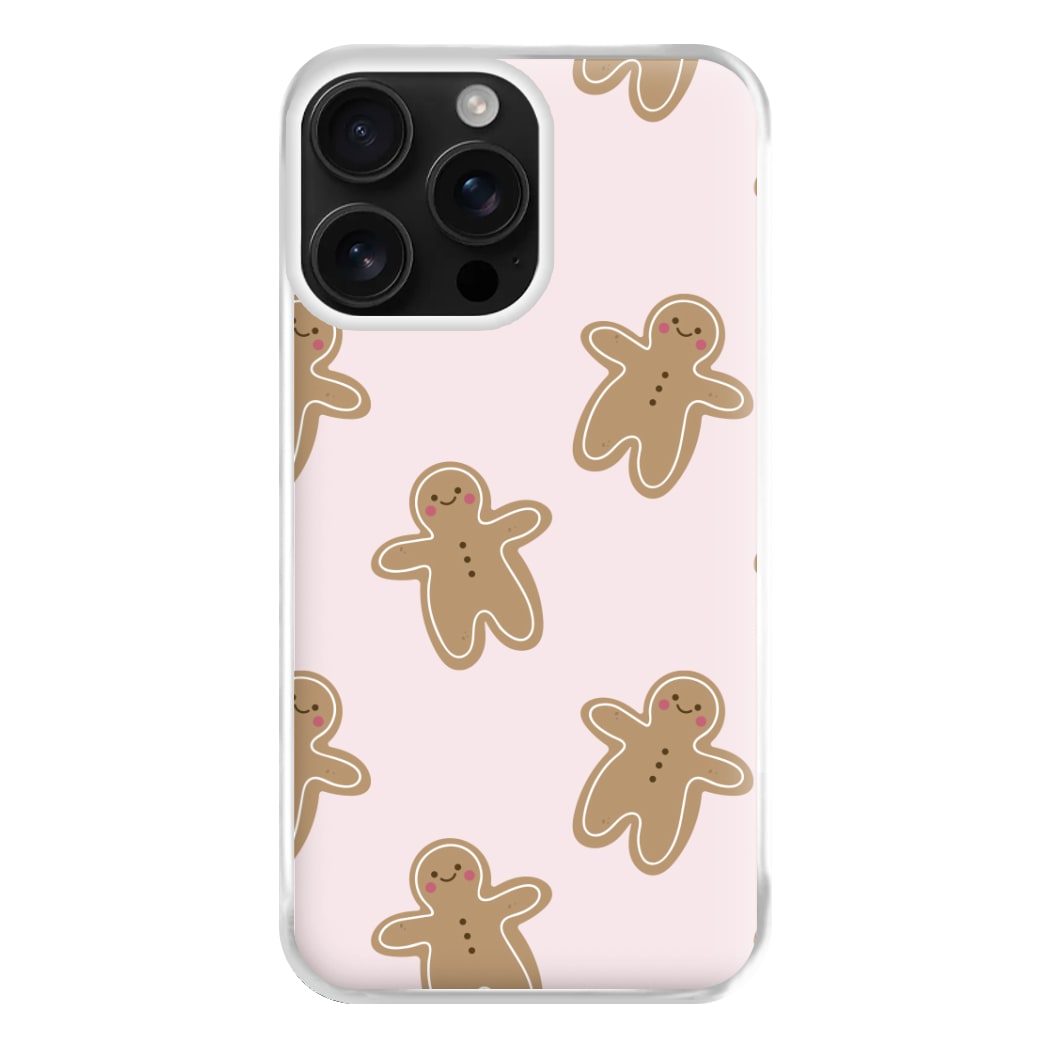 Gingerbread Men Christmas Pattern Phone Case