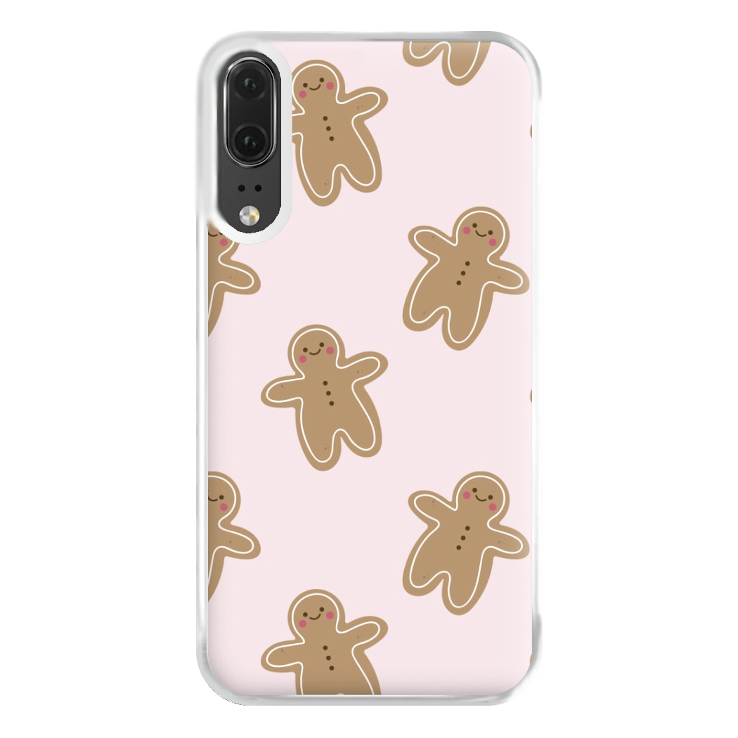 Gingerbread Men Christmas Pattern Phone Case for Huawei P20