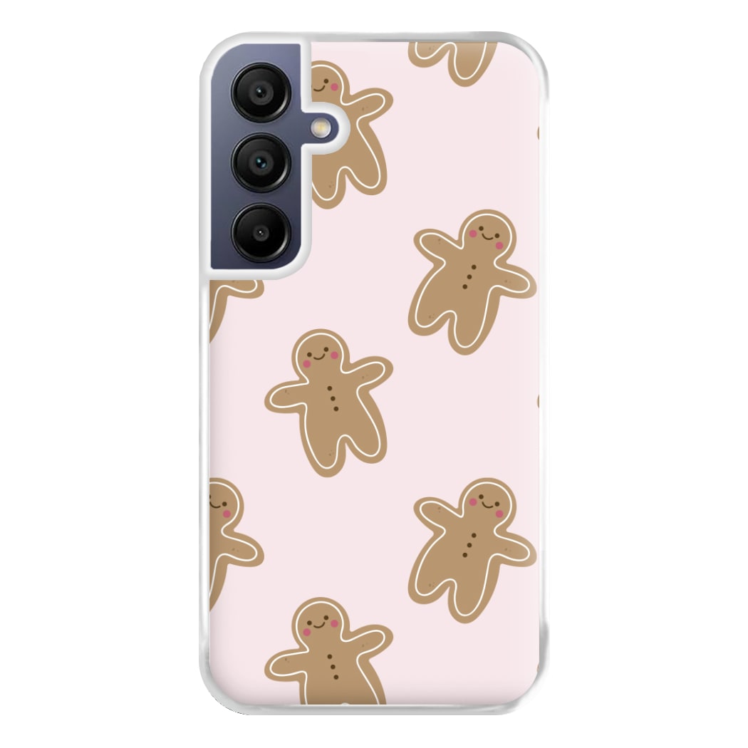 Gingerbread Men Christmas Pattern Phone Case for Galaxy A16