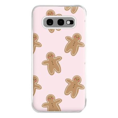 Gingerbread Men Christmas Pattern Phone Case for Galaxy S10e