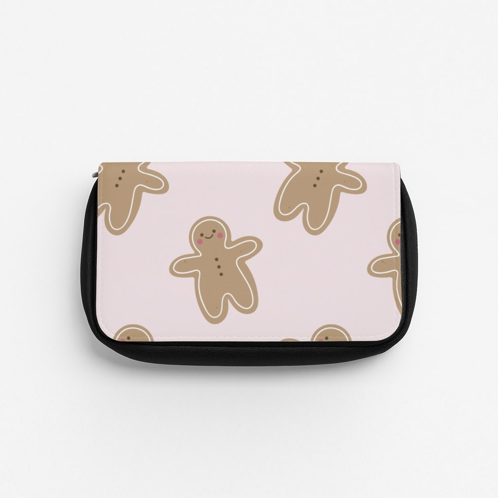 Gingerbread Men Christmas Pattern Pencil Case