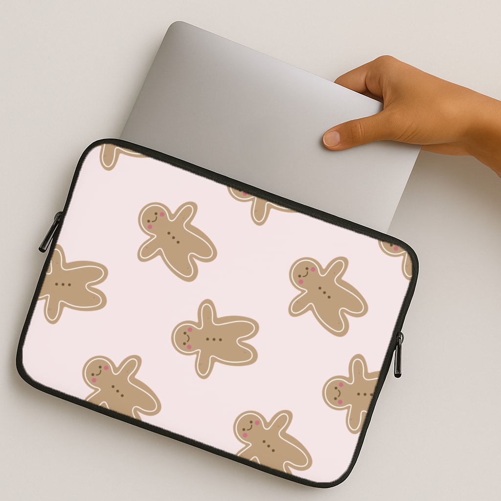Gingerbread Men Christmas Pattern MacBook Case