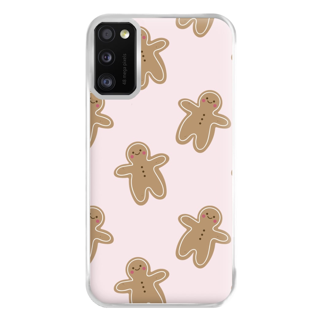 Gingerbread Men Christmas Pattern Phone Case for Galaxy A41