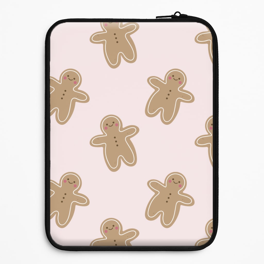 Gingerbread Men Christmas Pattern Universal Laptop Sleeve