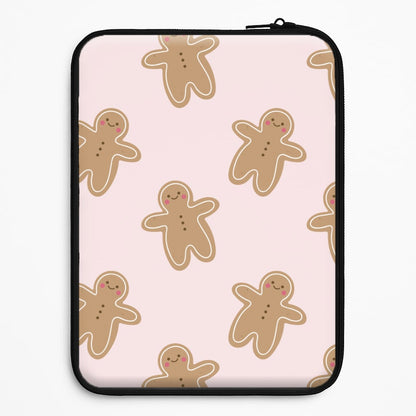 Gingerbread Men Christmas Pattern Universal Laptop Sleeve