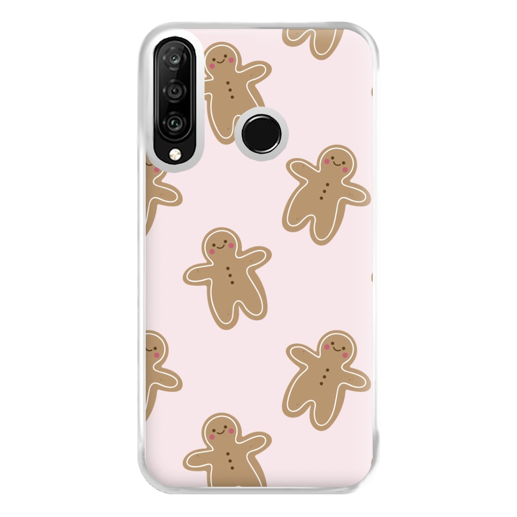 Gingerbread Men Christmas Pattern Phone Case for Huawei P30 Lite