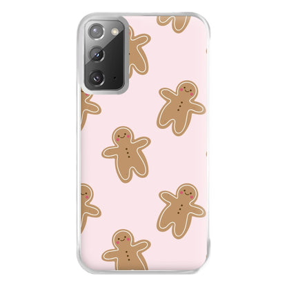 Gingerbread Men Christmas Pattern Phone Case for Galaxy Note 20 Ultra