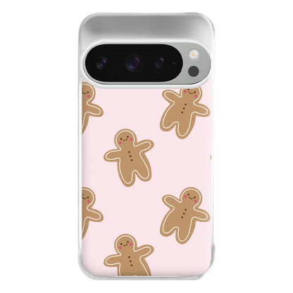 Gingerbread Men Christmas Pattern Phone Case for Google Pixel 9 Pro XL