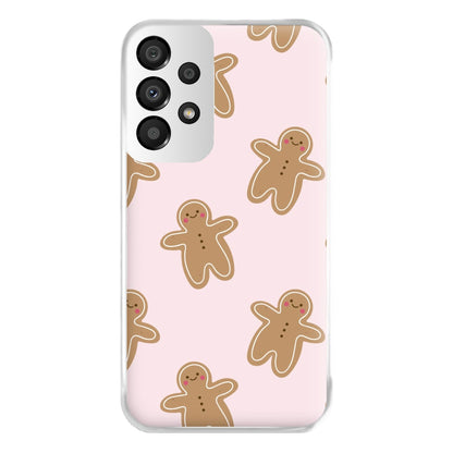 Gingerbread Men Christmas Pattern Phone Case for Galaxy A33