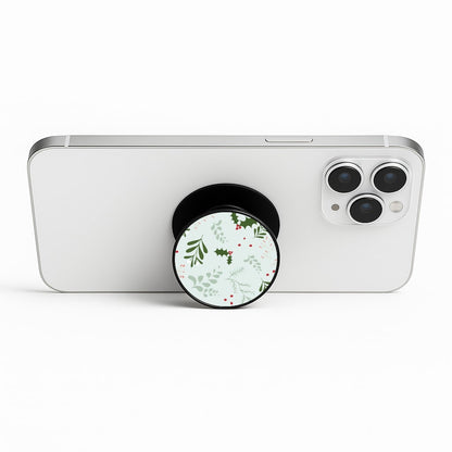 Christmas Floral Pattern Phone Stand