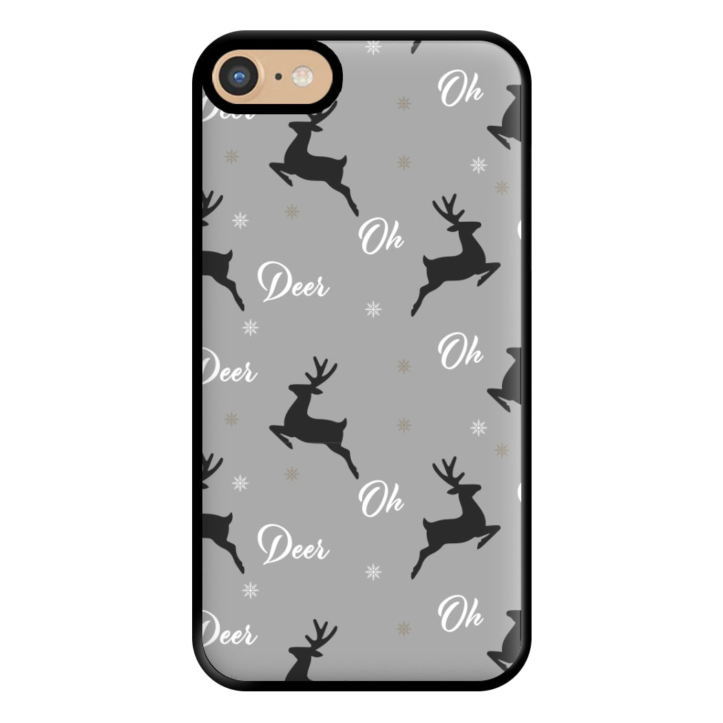 Oh Deer Christmas Pattern Phone Case for iPhone 6 / 7 / 8 / SE