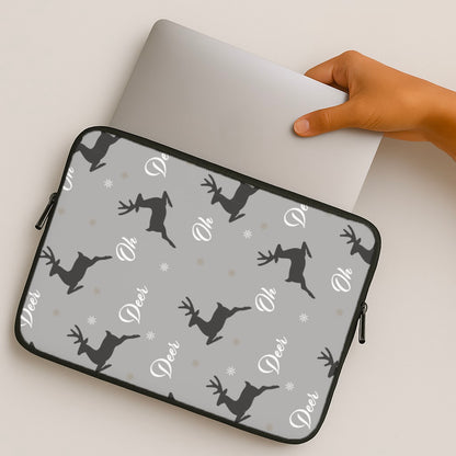 Oh Deer Christmas Pattern MacBook Case