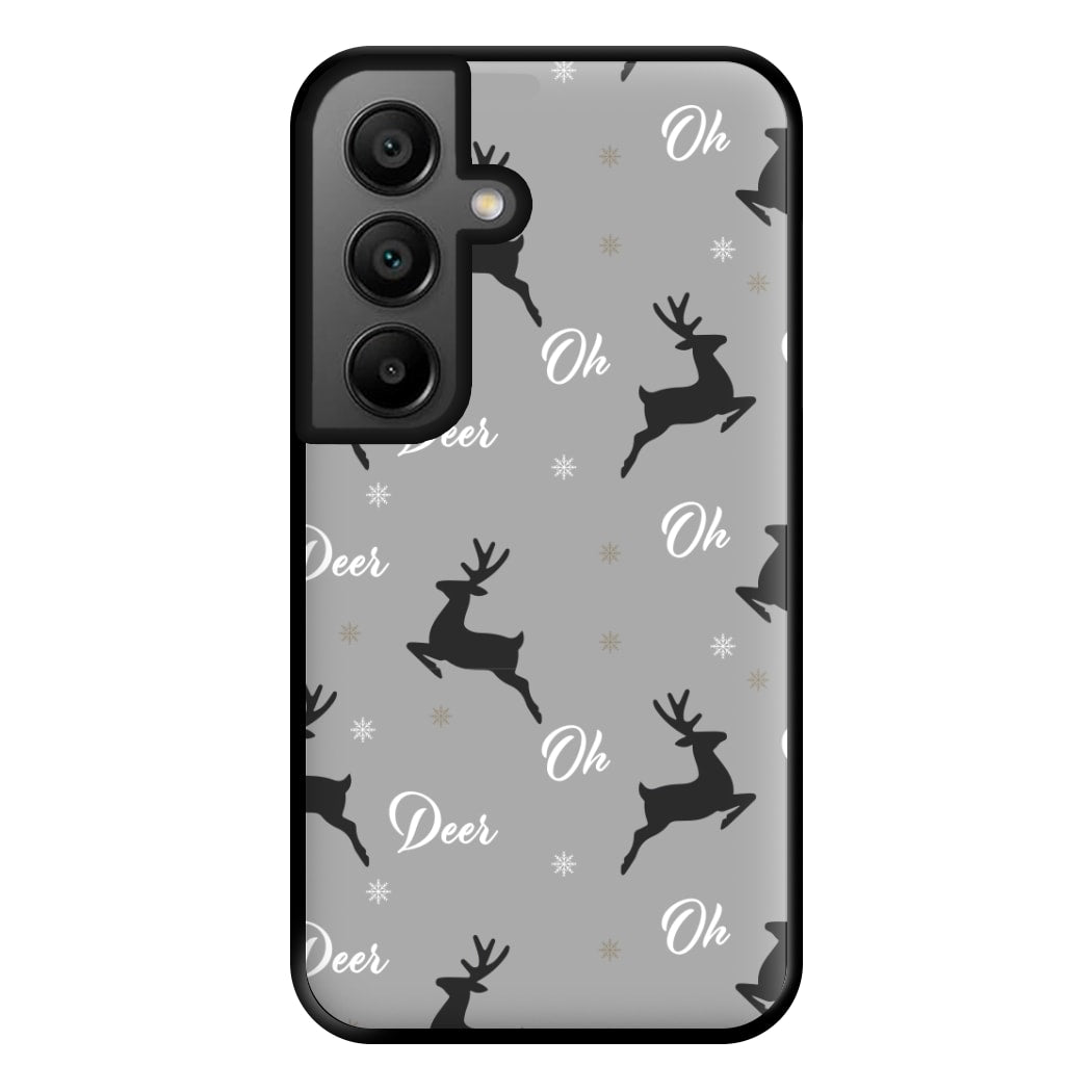 Oh Deer Christmas Pattern Phone Case for Google Pixel 8