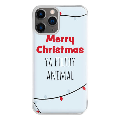 Merry Christmas Ya Filthy Animal Phone Case for iPhone 12 Pro Max