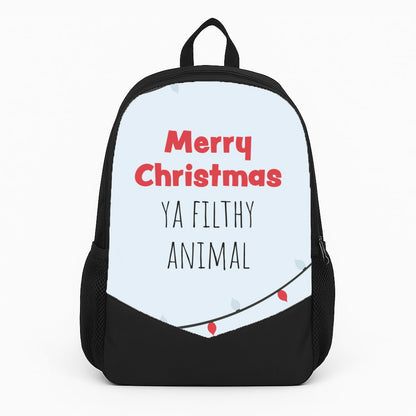 Merry Christmas Ya Filthy Animal Backpack
