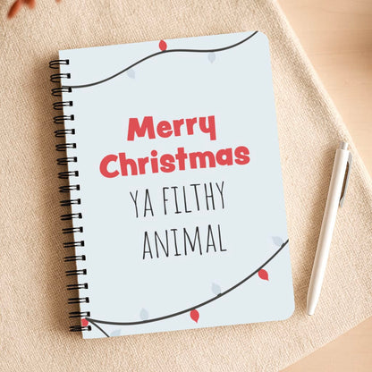 Merry Christmas Ya Filthy Animal Notepad