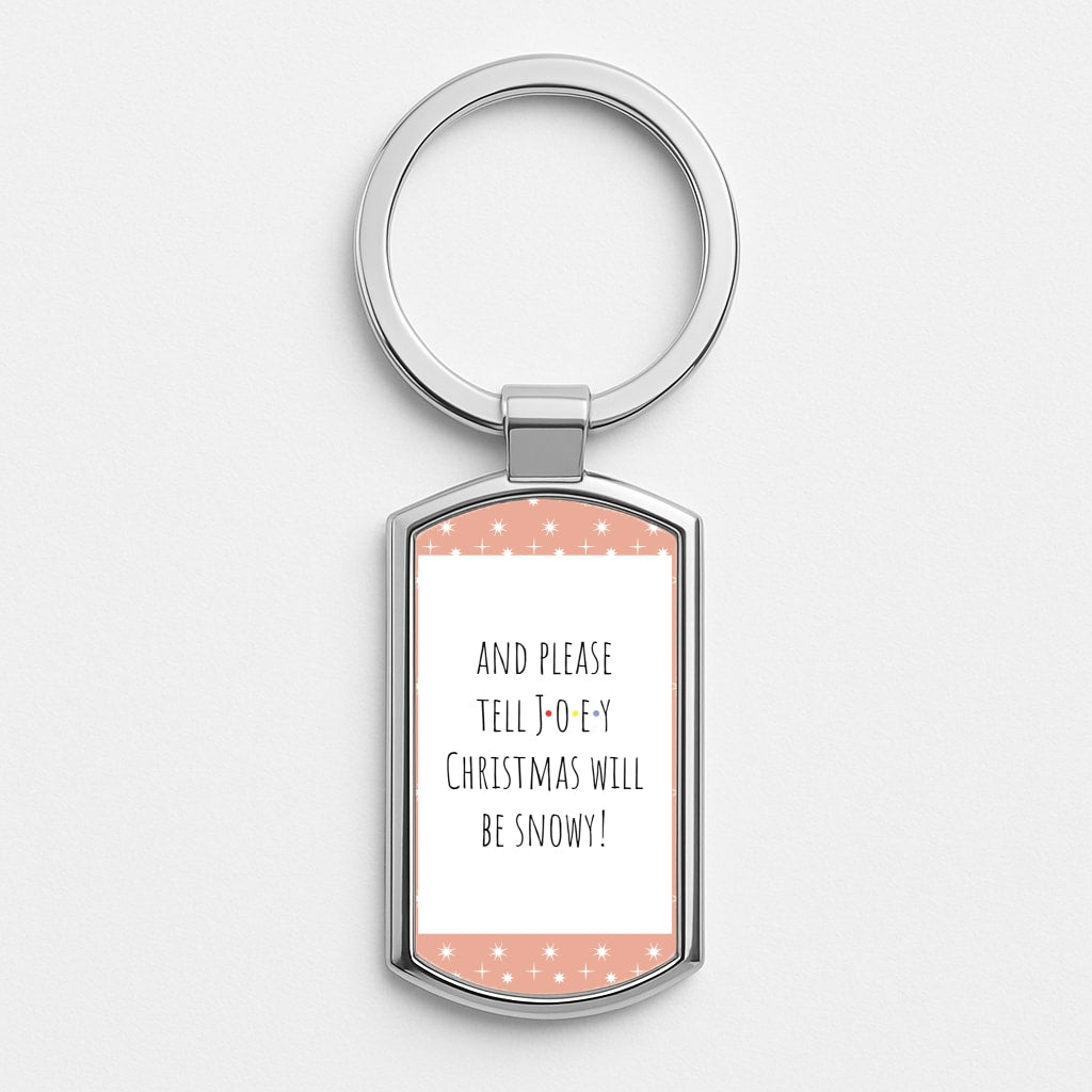 And Please Tell Joey Silver Keyring