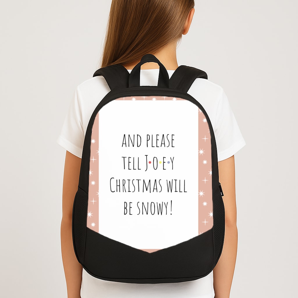 And Please Tell Joey School Bag