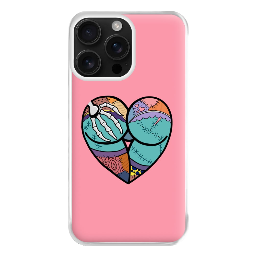 Sally And Jack Heart - TNBC Phone Case