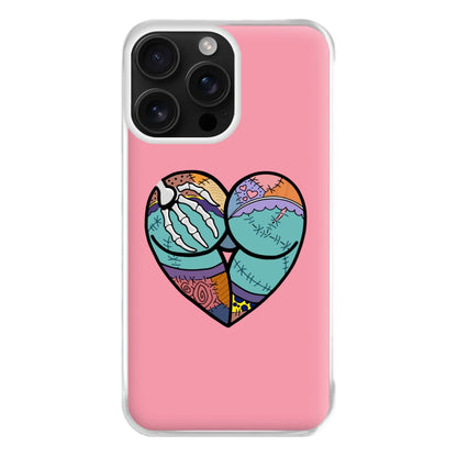 Sally And Jack Heart - TNBC Phone Case for iPhone 16 Pro Max