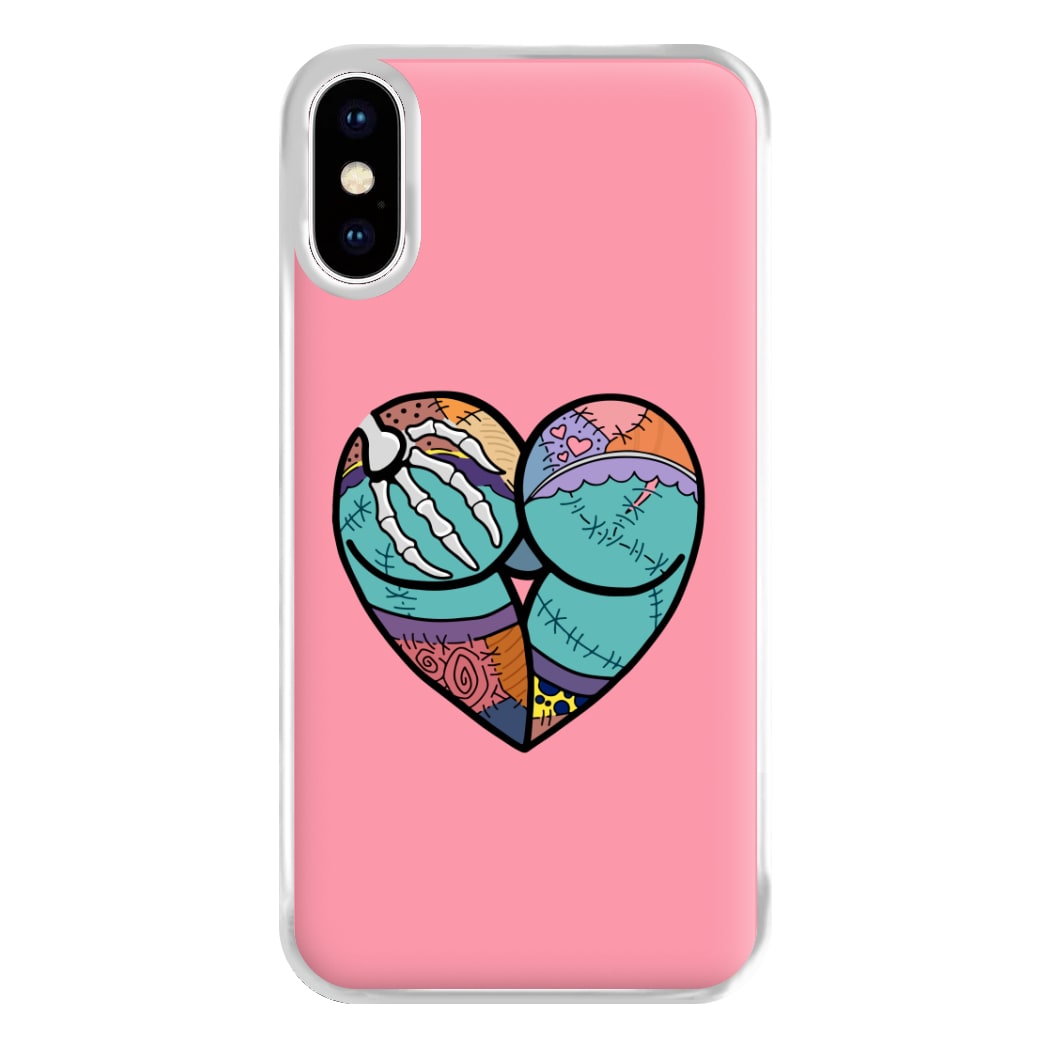 Sally And Jack Heart - TNBC Phone Case for iPhone XS Max