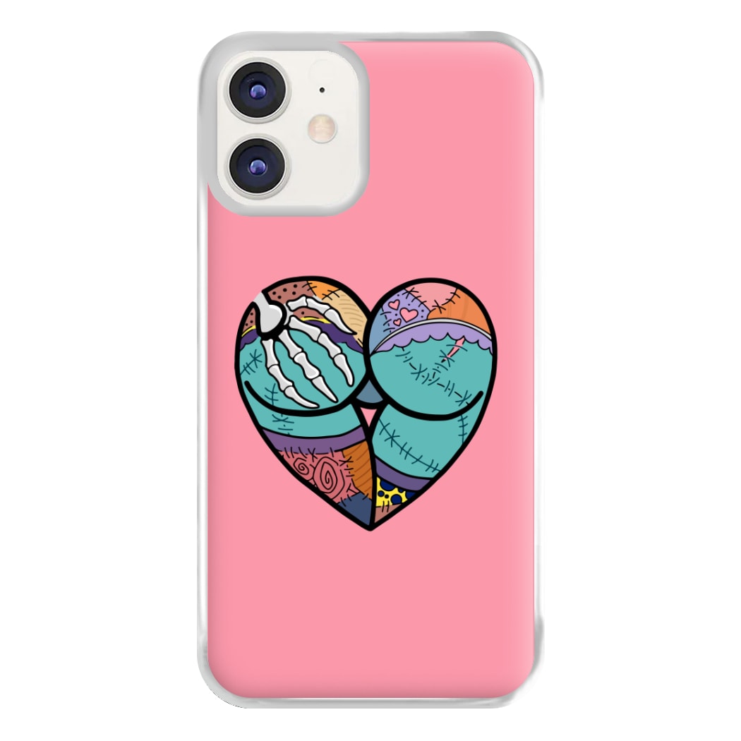 Sally And Jack Heart - TNBC Phone Case for iPhone 12 / 12 Pro