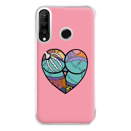 Sally And Jack Heart - TNBC Phone Case for Huawei P30 Lite