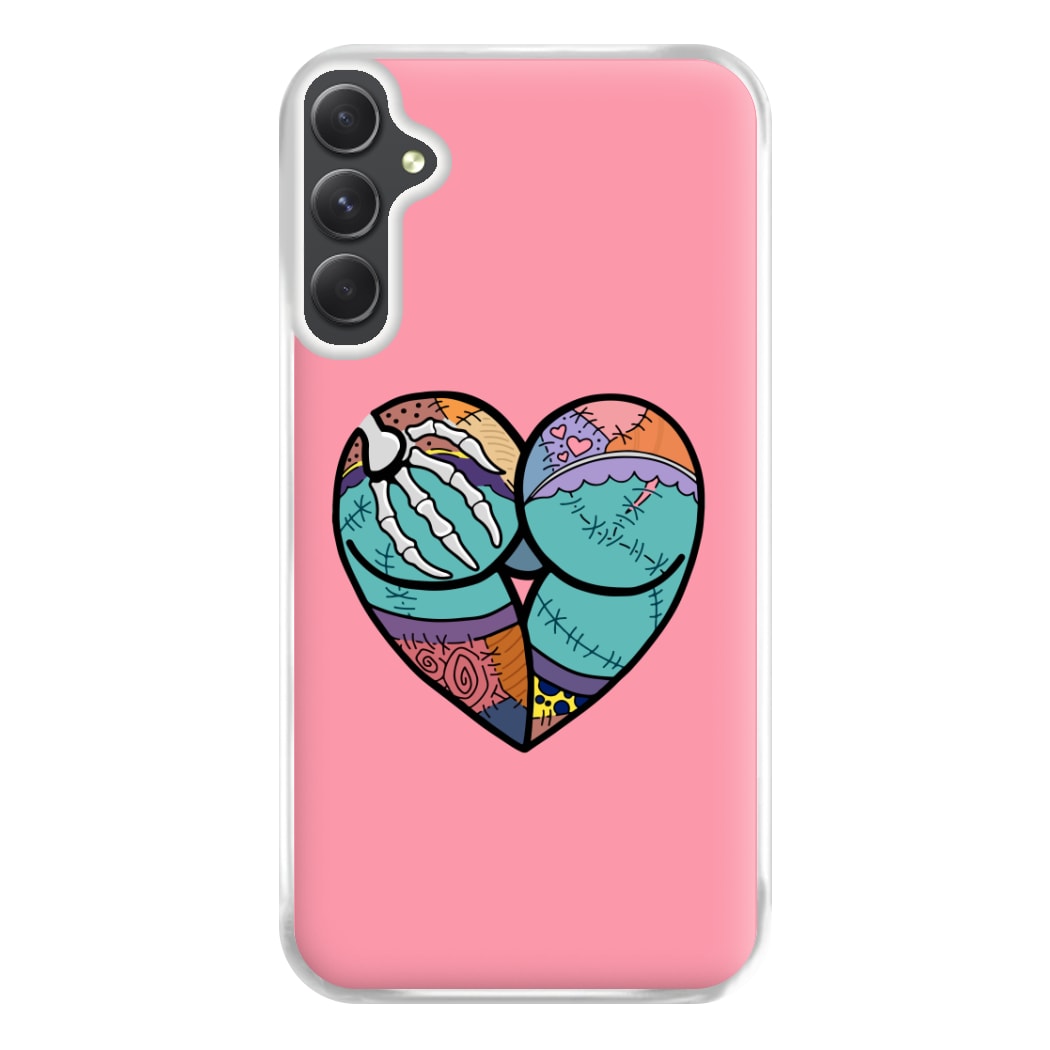 Sally And Jack Heart - TNBC Phone Case for Galaxy A54