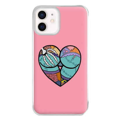 Sally And Jack Heart - TNBC Phone Case for iPhone 12 Mini