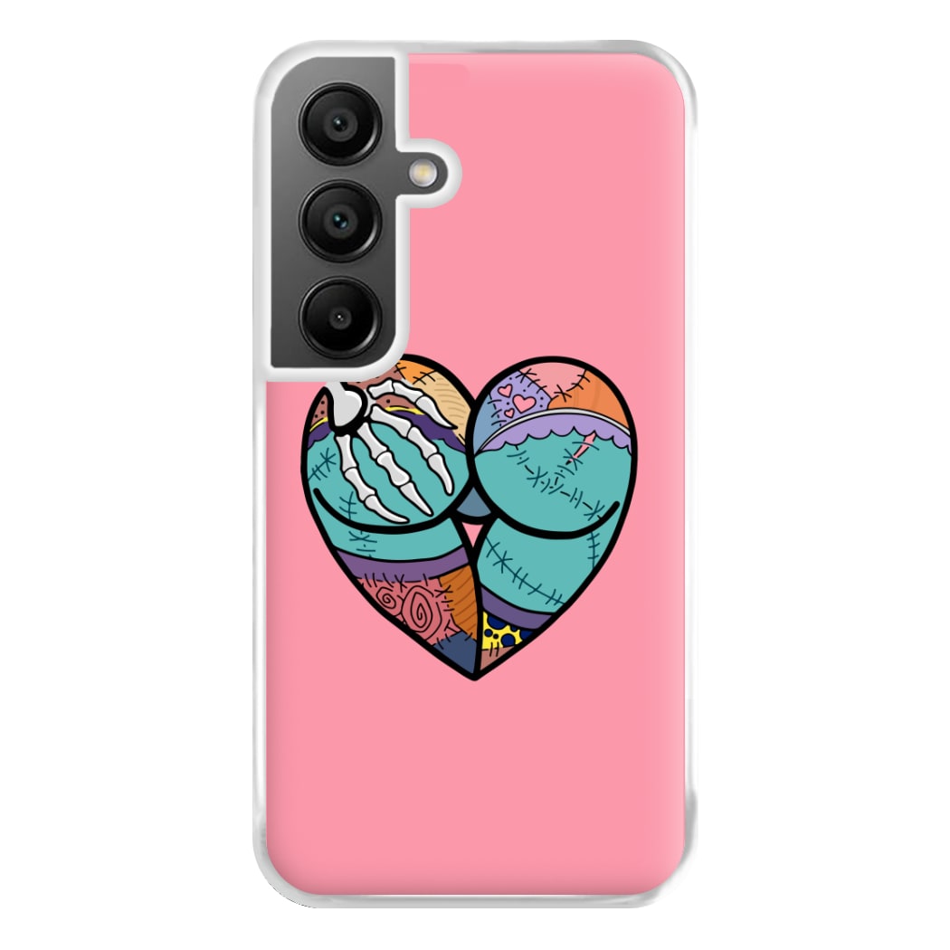 Sally And Jack Heart - TNBC Phone Case for Galaxy A55