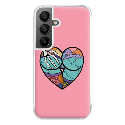 Sally And Jack Heart - TNBC Phone Case for Galaxy A55