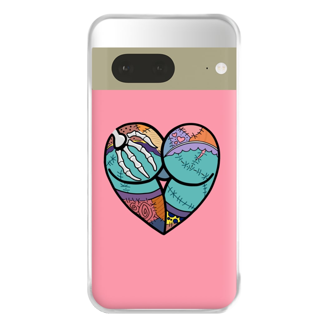 Sally And Jack Heart - TNBC Phone Case for Google Pixel 7a