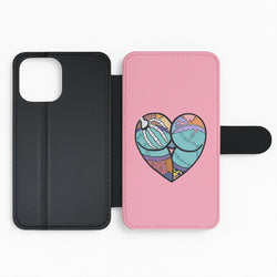 Sally And Jack Heart - TNBC Flip Phone Case