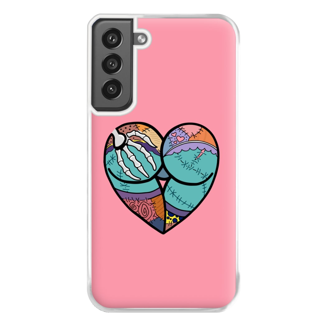 Sally And Jack Heart - TNBC Phone Case for Galaxy S21FE